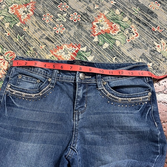 Earl Jean sequin denim skinny jeans - Picture 9 of 11